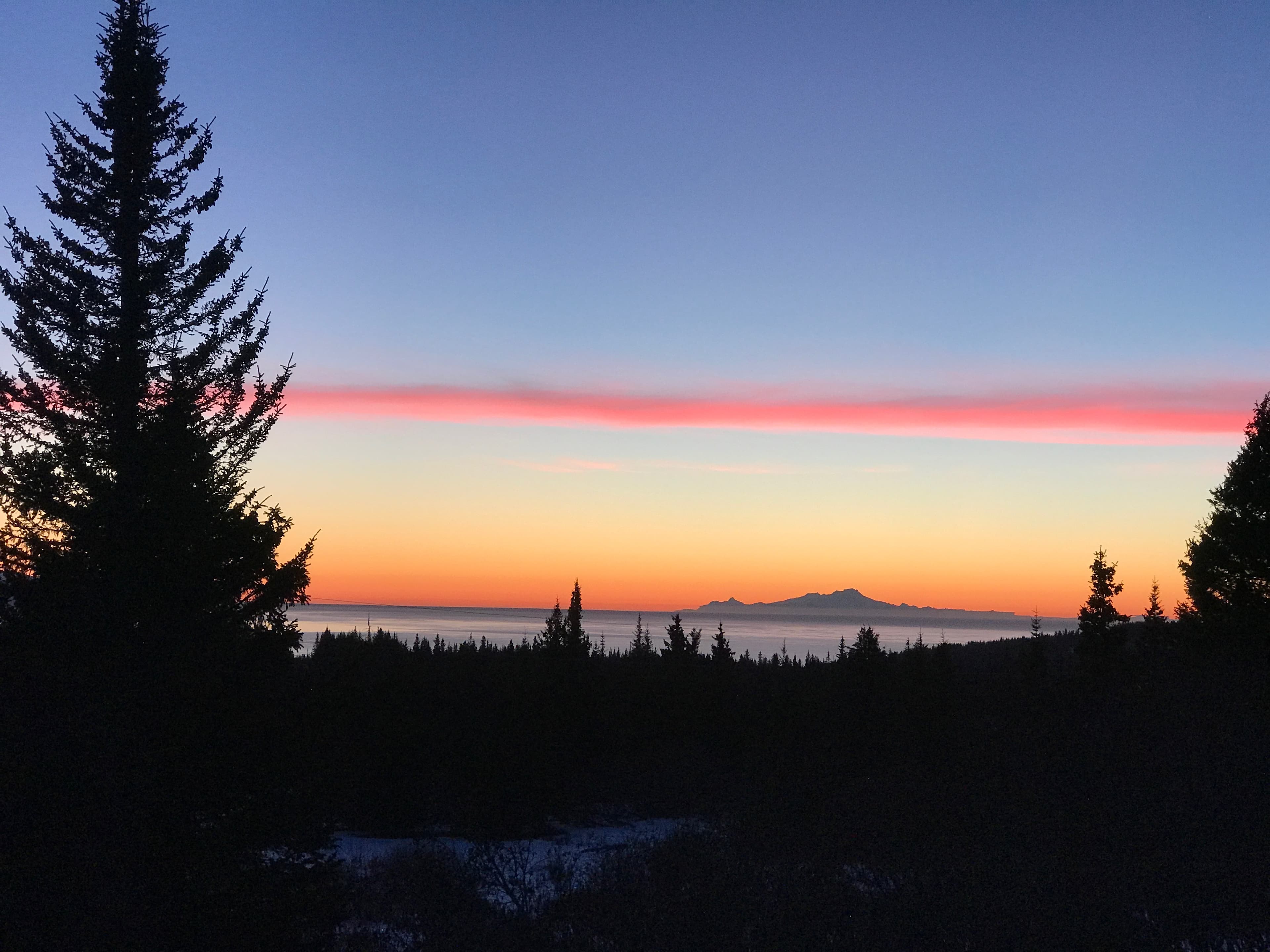 One of the views from deck