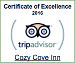 Accommodations, Cozy Cove Inn